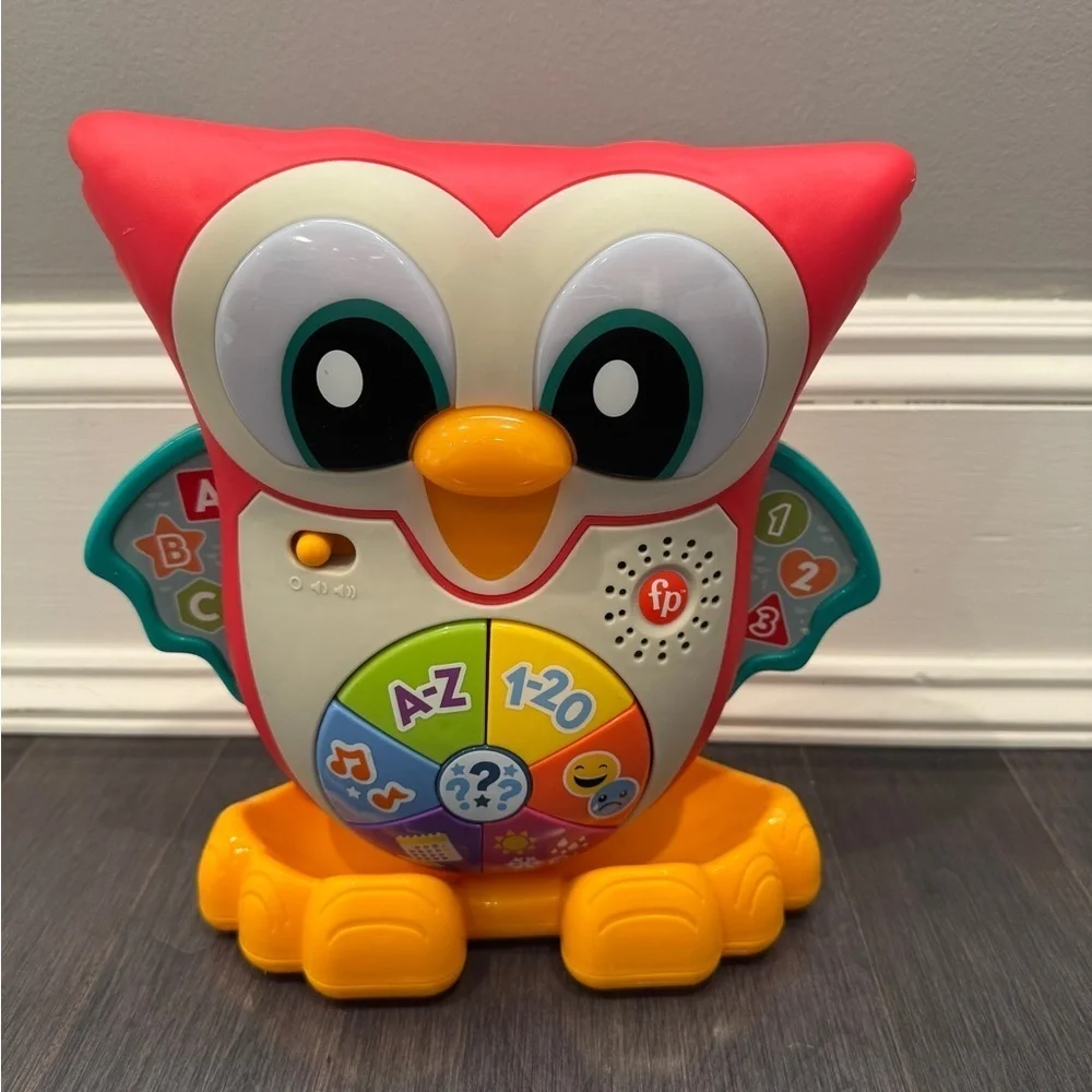 Fisher-Price Linkimals Vibrant Owl Learning Electronic Singing Toy Infant Baby